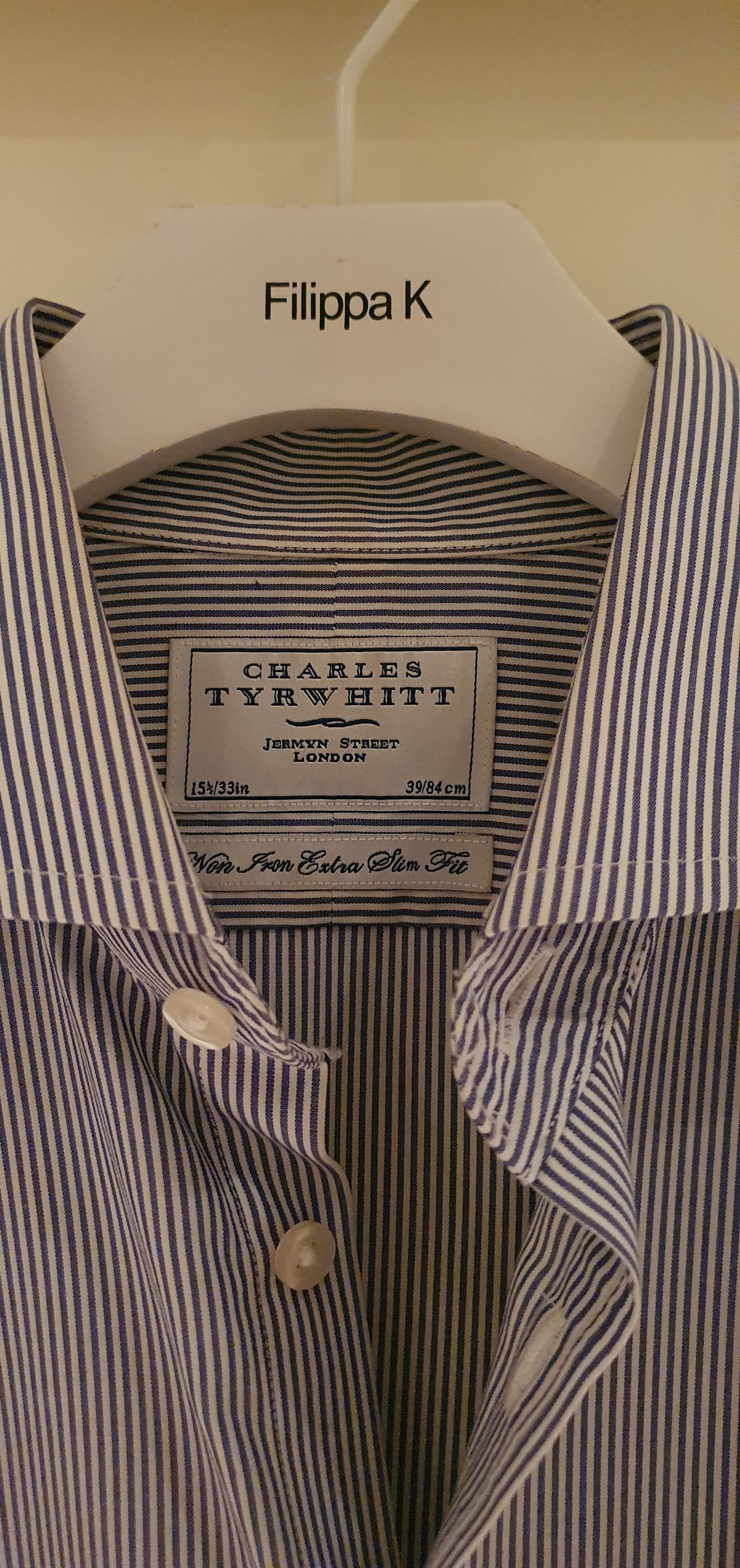 Charles Tyrwhitt Made to measure skjorta (manschettknappar Charles Tyrwhitt skjorte | FINN.no