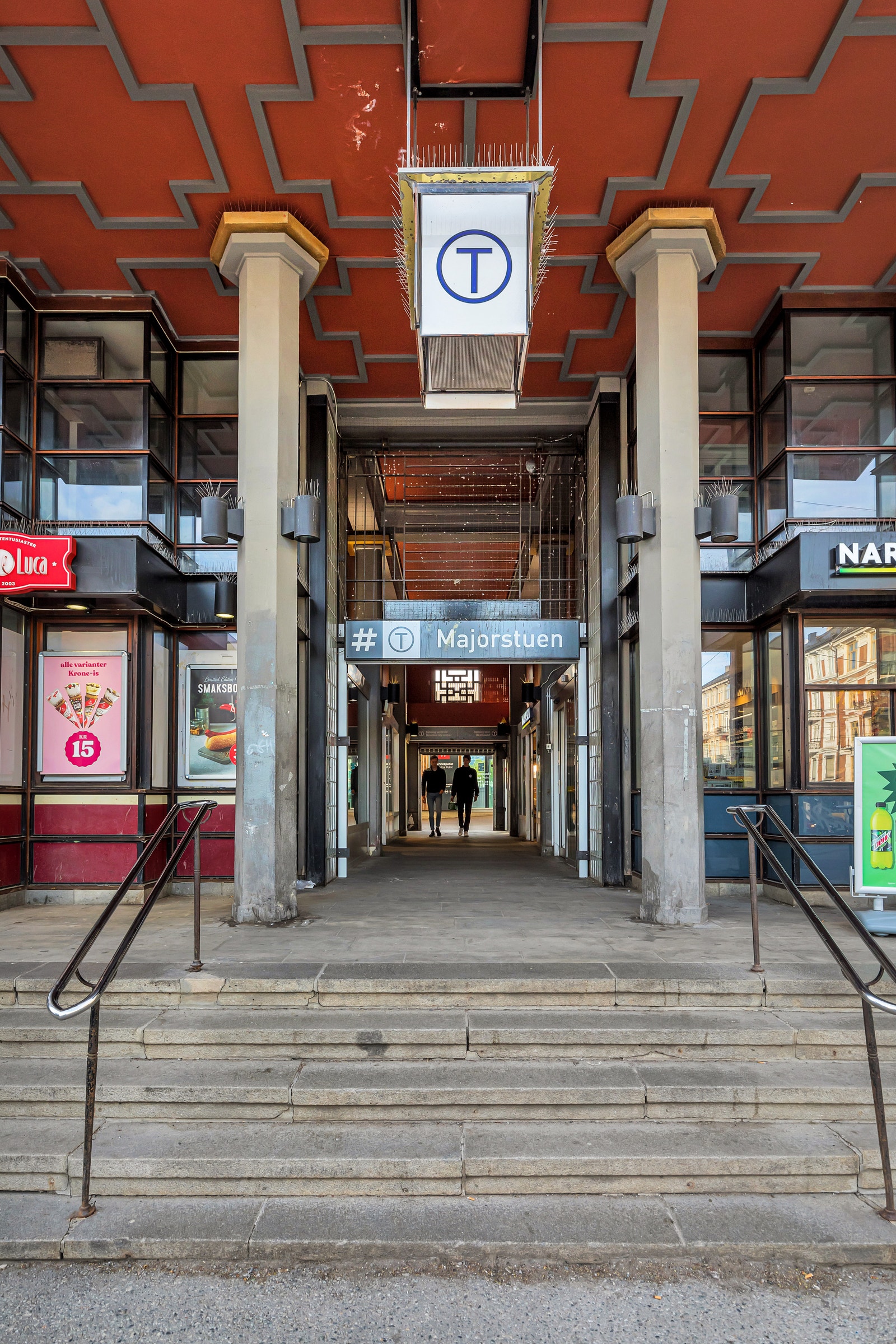 Majorstuen T-bane med alle linjeforbindelser Galleribilde