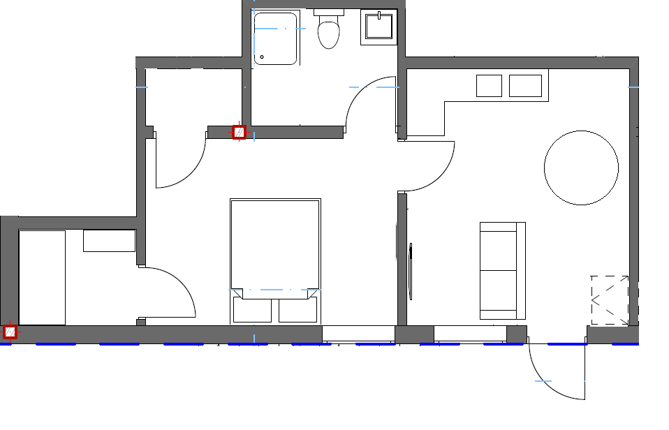 Ca. planløsning med foreslått møblering Galleribilde
