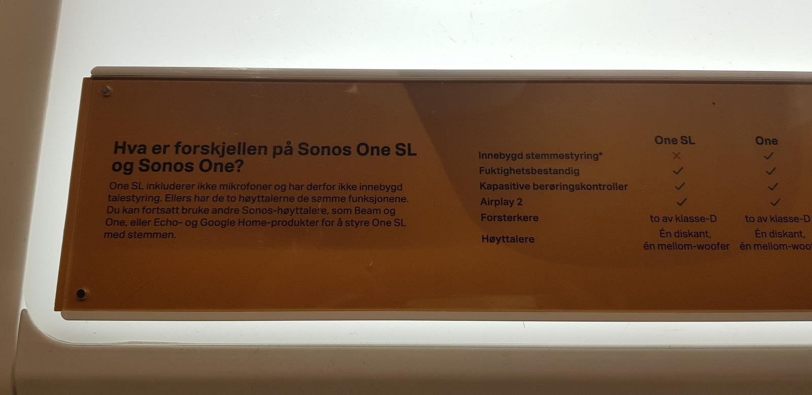Sonos One høytaler mmikrofon hvit | FINN.no Sonos One høytaler mmikrofon hvit | FINN.no
