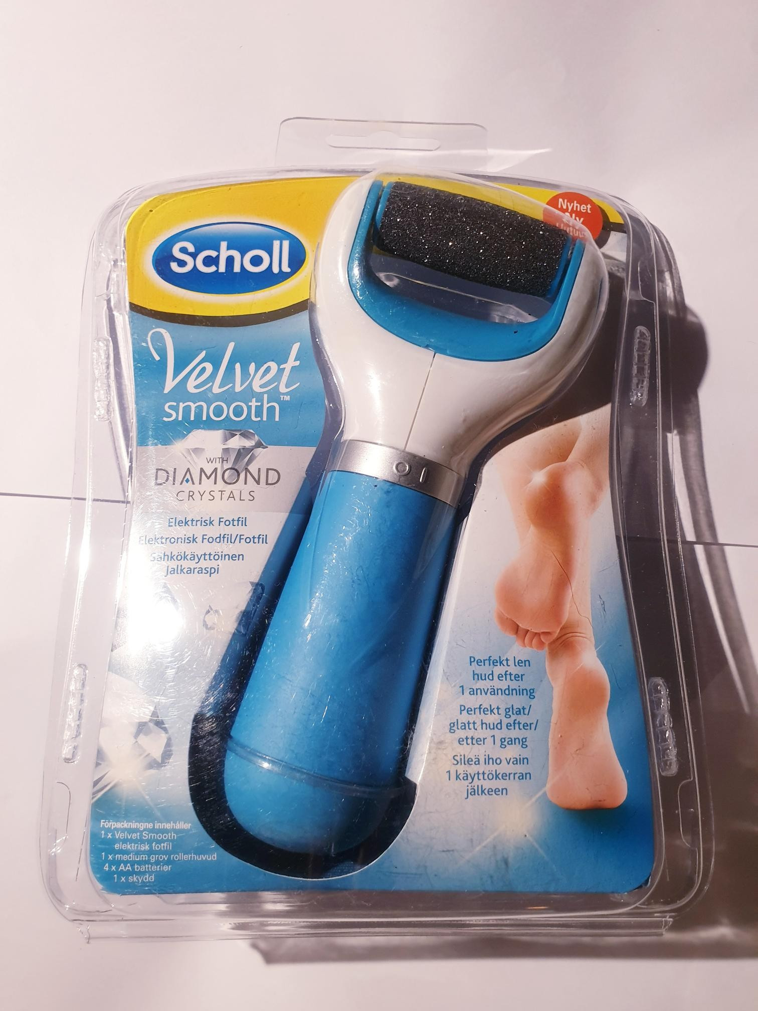 scholl velvet elektrisk fotfil scholl velvet elektrisk fotfil