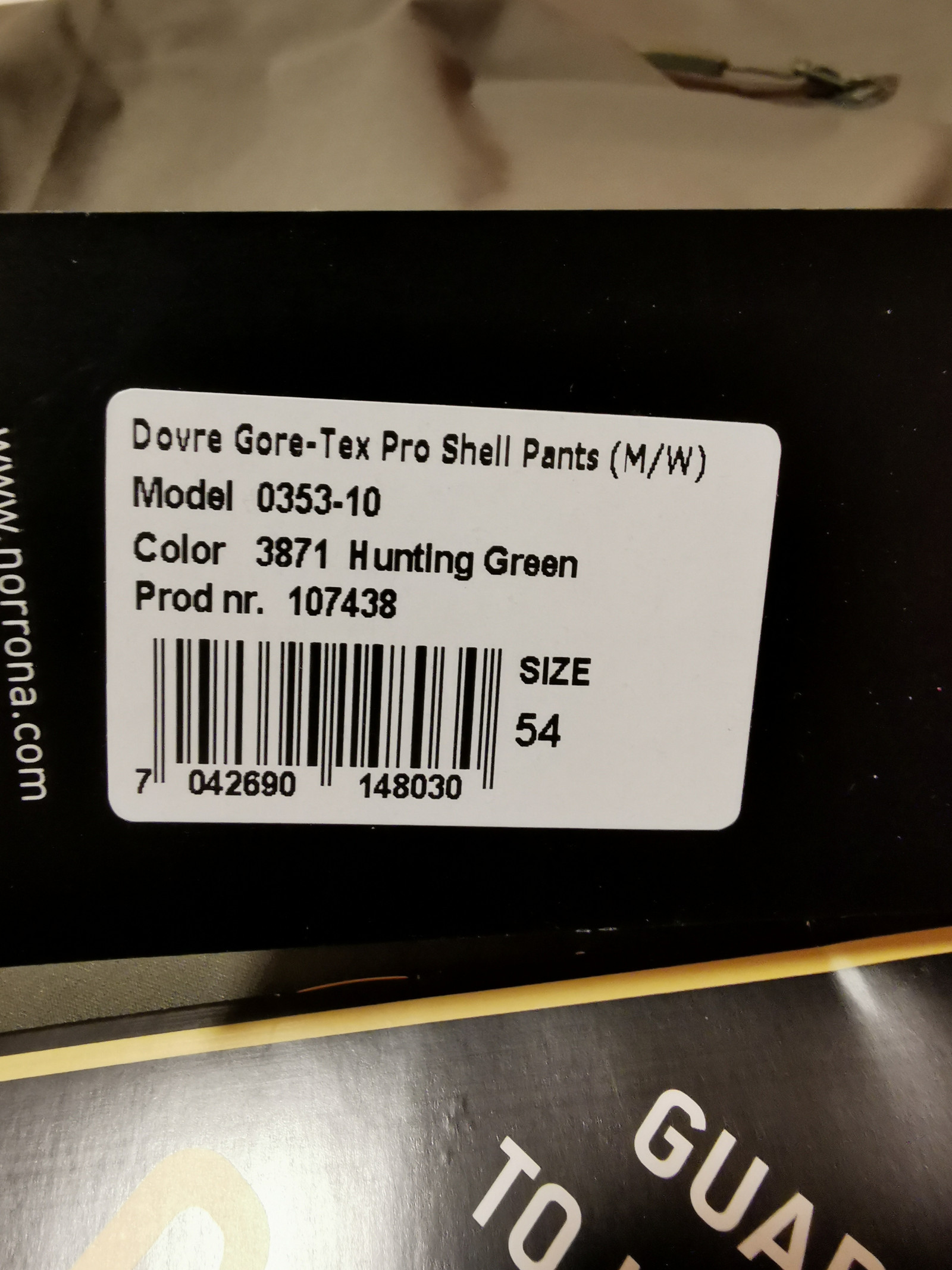Norrøna Dovre GTX Pro bukse str 54 | FINN.no Norrøna Dovre GTX Pro bukse str 54 | FINN.no