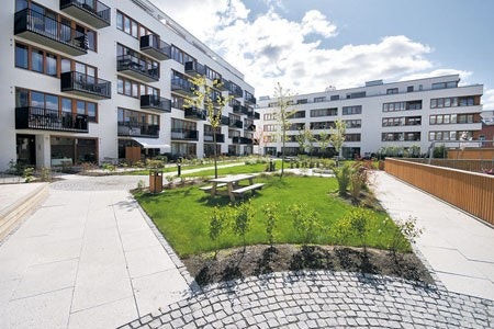 Innegården på Lille Bislett Galleribilde