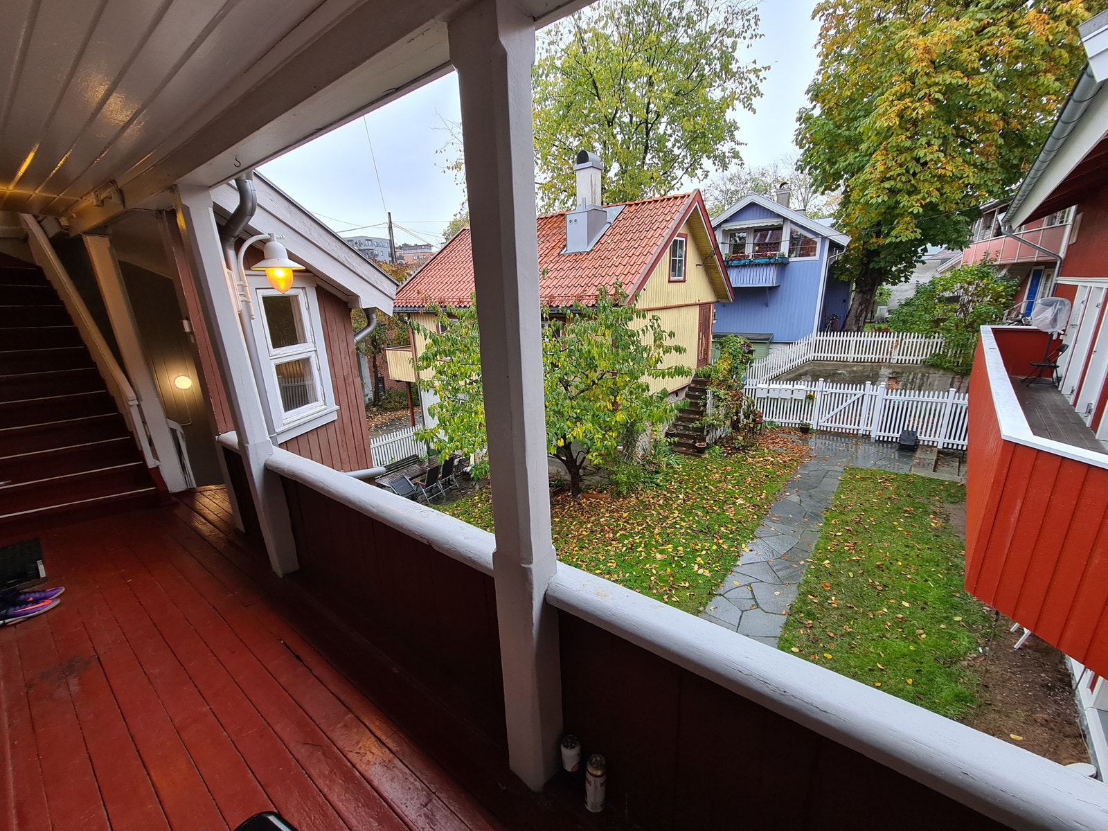 Utsikt til hage Galleribilde