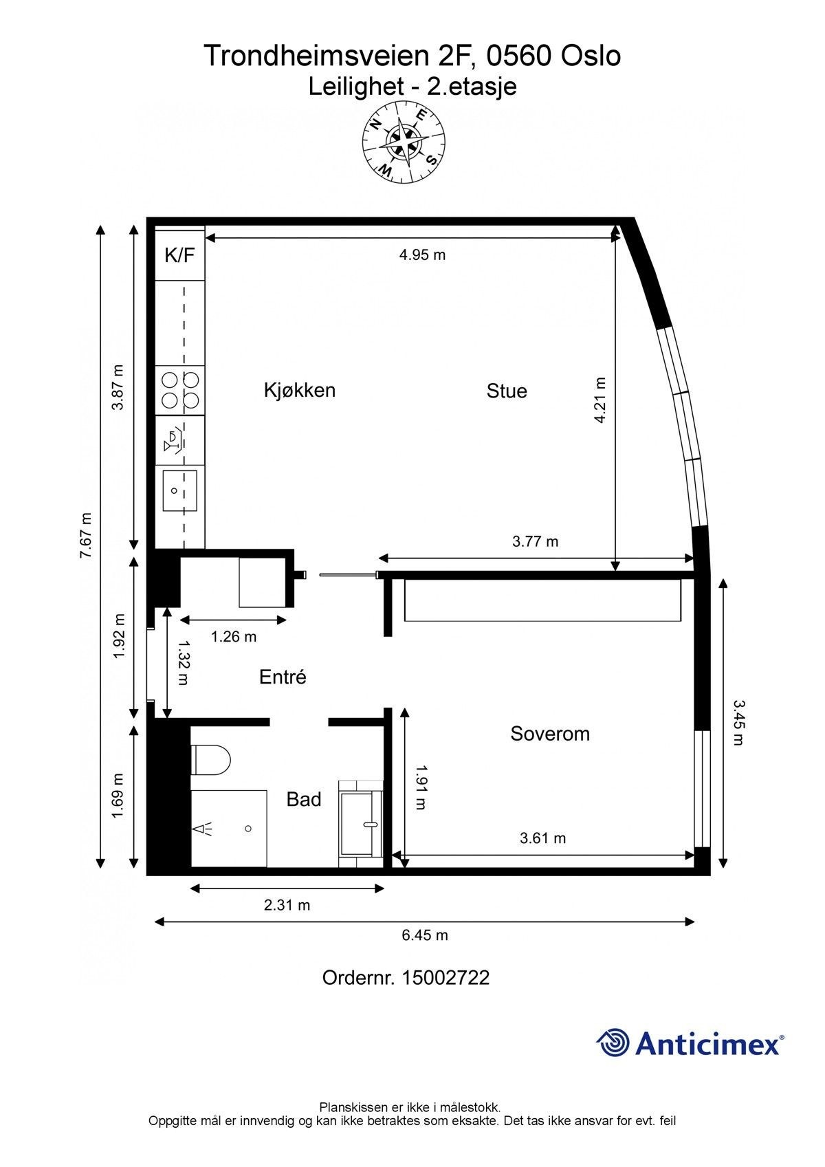 Planskisse Galleribilde