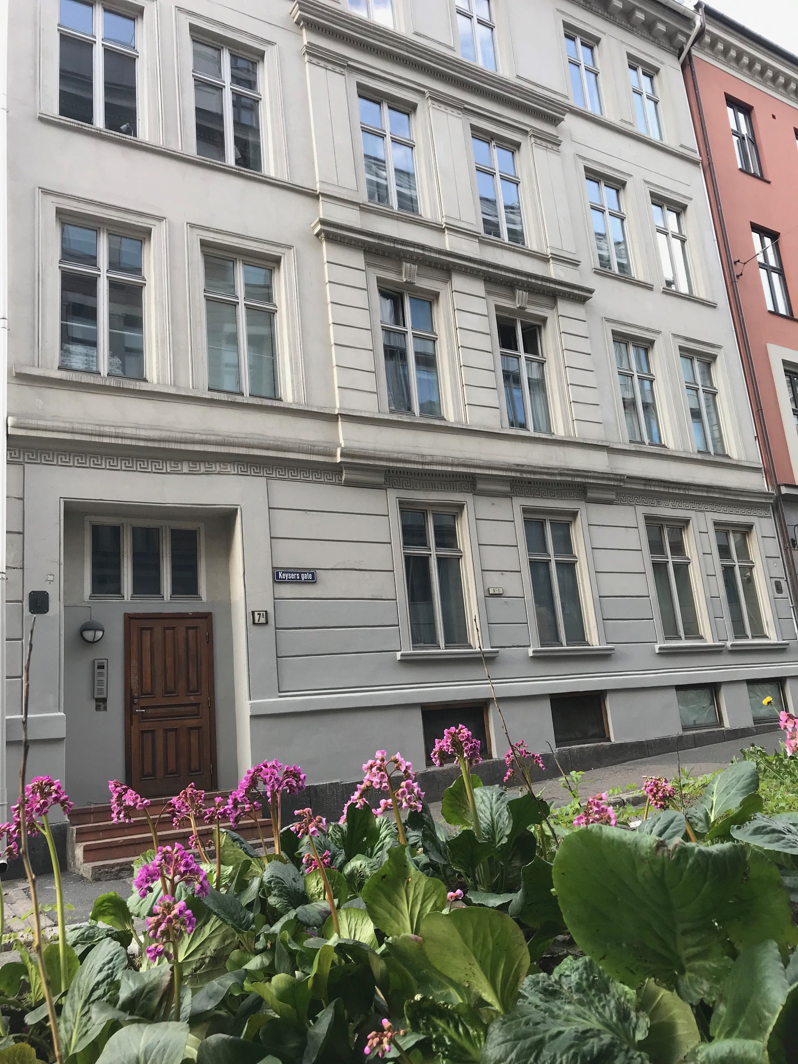 Fasade ut mot Keysers gate. Galleribilde