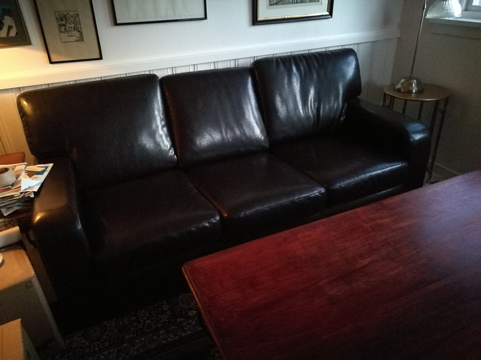 Sofa kunstskinn 3 + 2 | FINN.no Sofa i kunstskinn, recliner | FINN.no