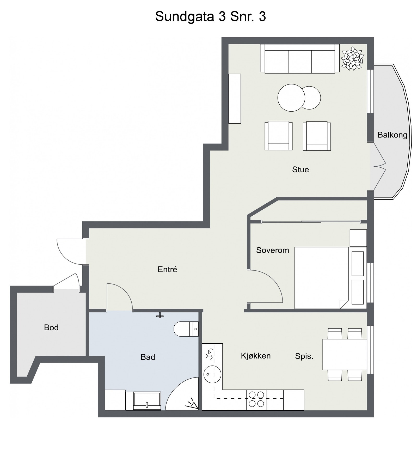 Plantegning Galleribilde