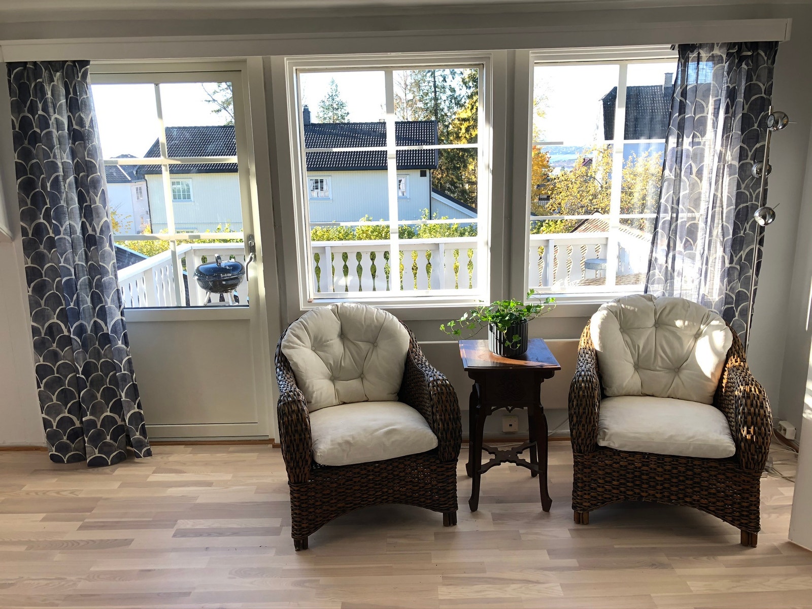 Stue mot terrasse Galleribilde