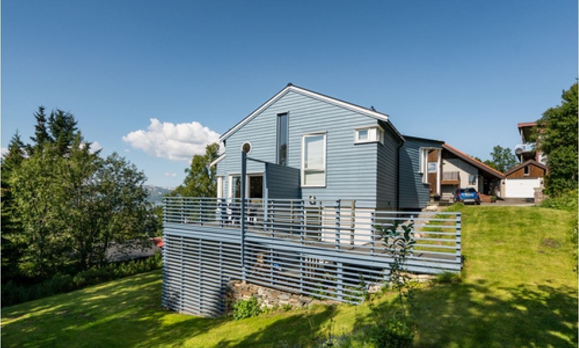 Fasade fra sør med egen inngang Galleribilde