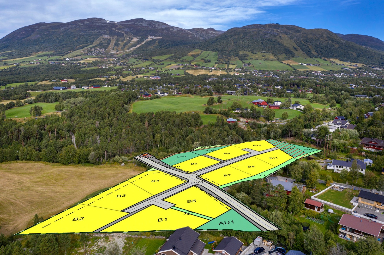Oversiktskart - Brennhaug Mjøen del 2 Galleribilde