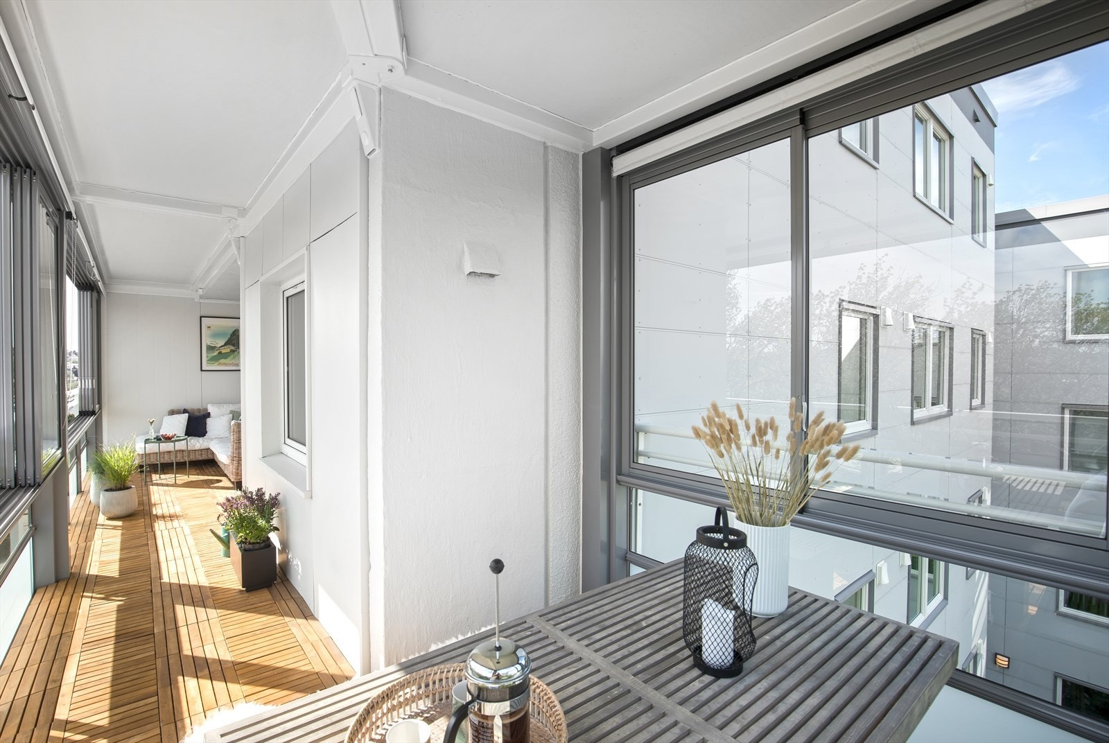 Balkong på hele 18 kvm Galleribilde