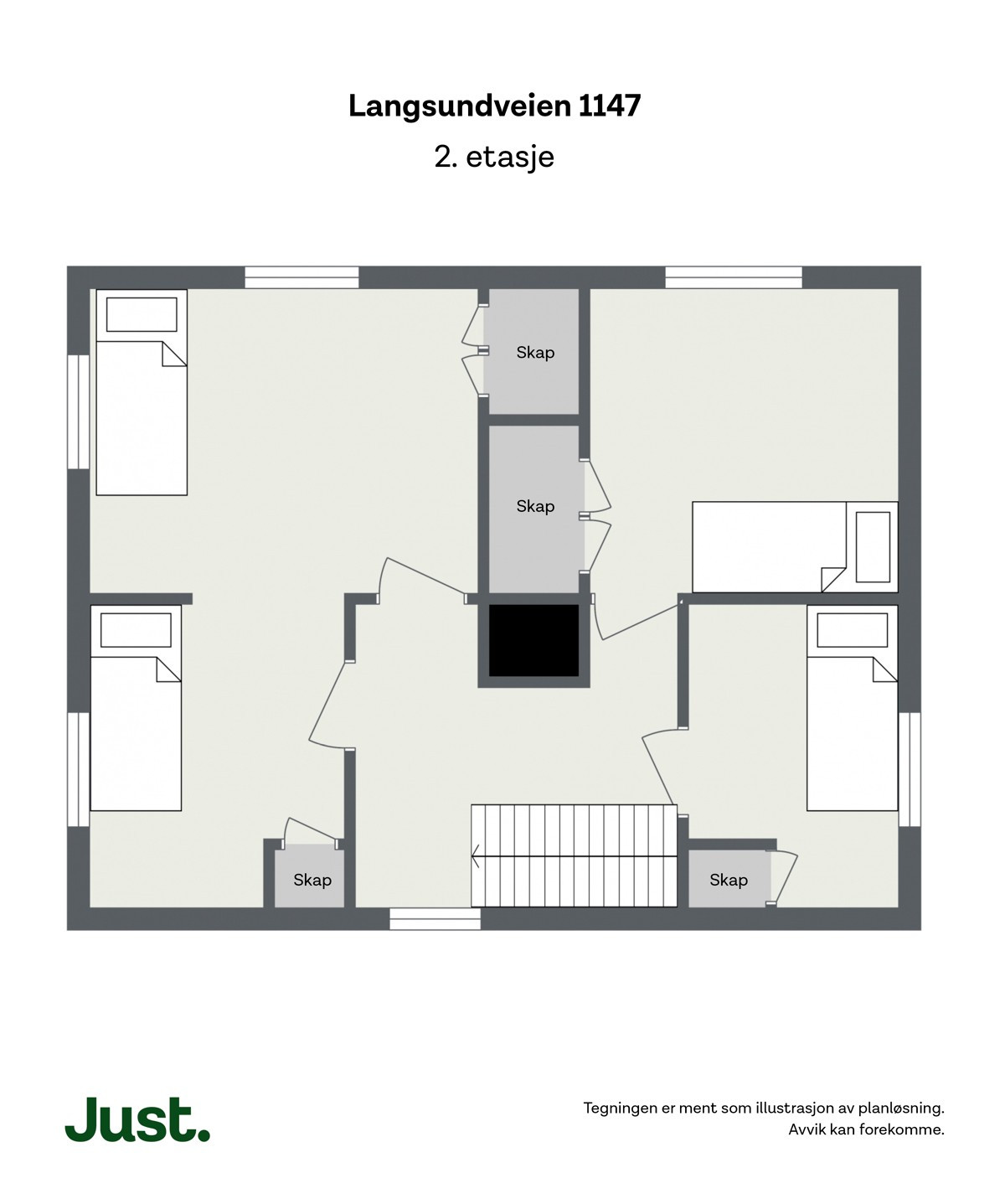Planskisse 2.etasje