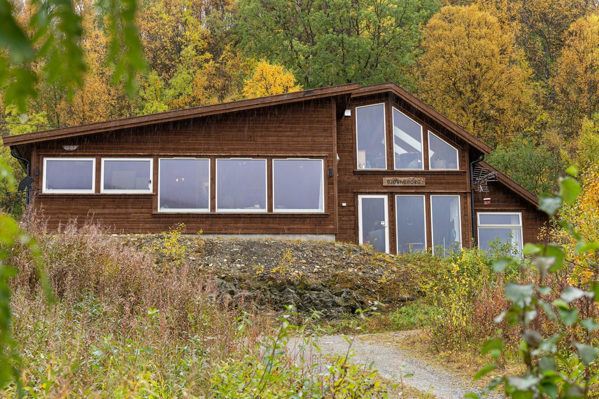 Praktisk med bilvei helt frem