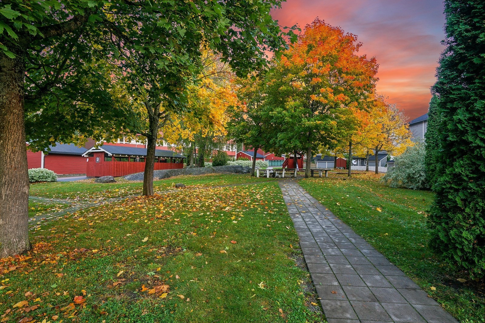 Her kan fritiden nytes med familie, venner og gode naboer! Galleribilde