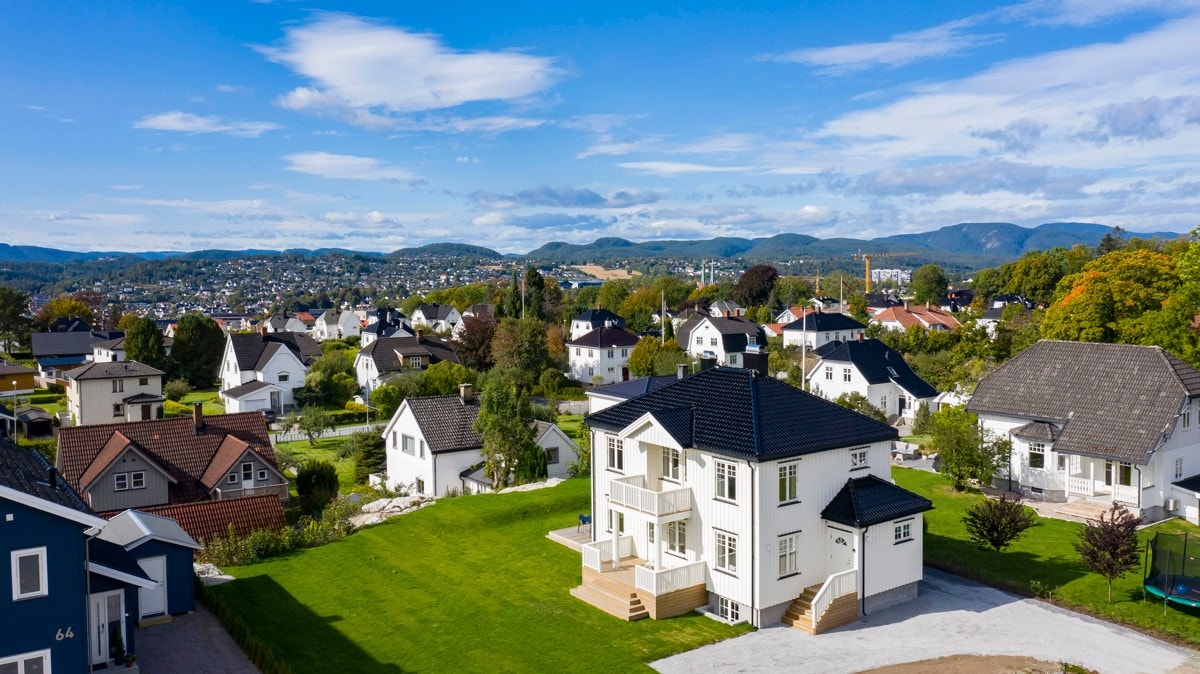 Flott beliggenhet på pynten i Dr. Backers veg Galleribilde