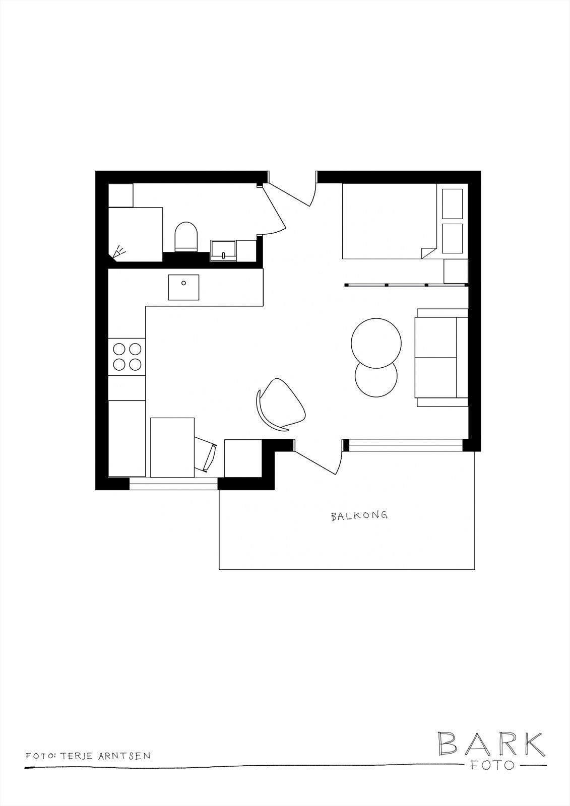 Plantegning Galleribilde