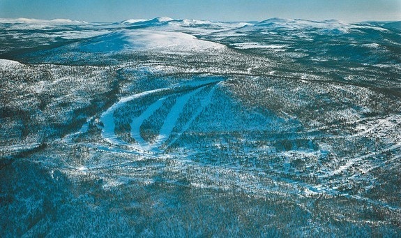 Alpinanlegget i hytteområdet. Meget snøsikkert! Galleribilde