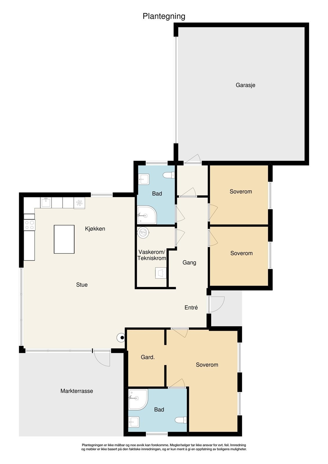 2dplan og 1 Galleribilde