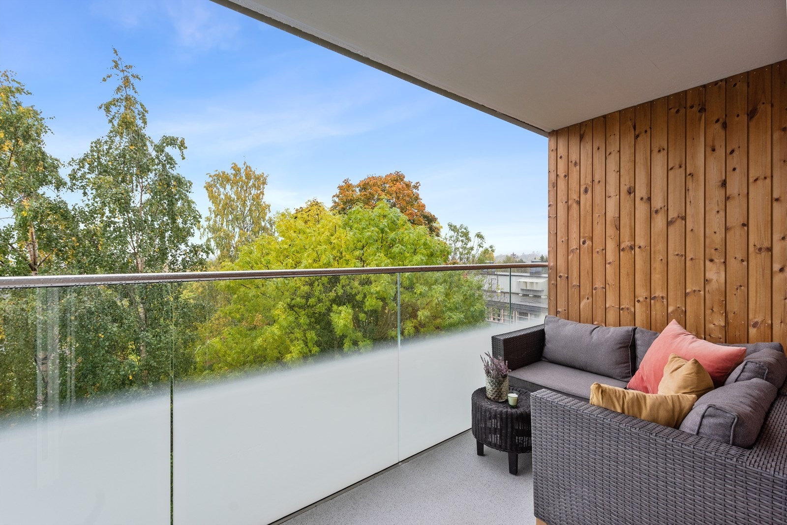 Vidstrakt utsikt fra leiligheten Galleribilde