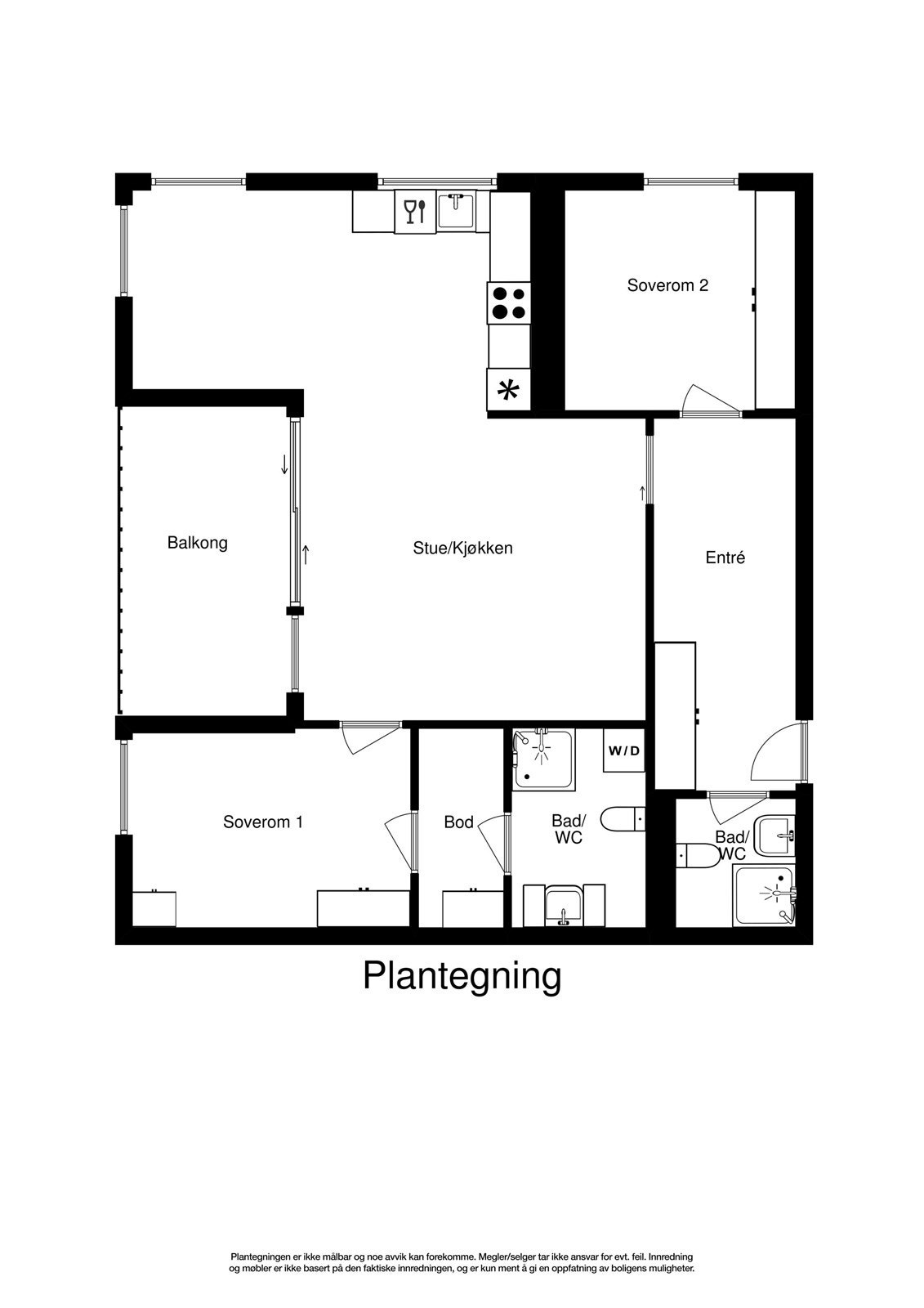 2dplan og 1 Galleribilde