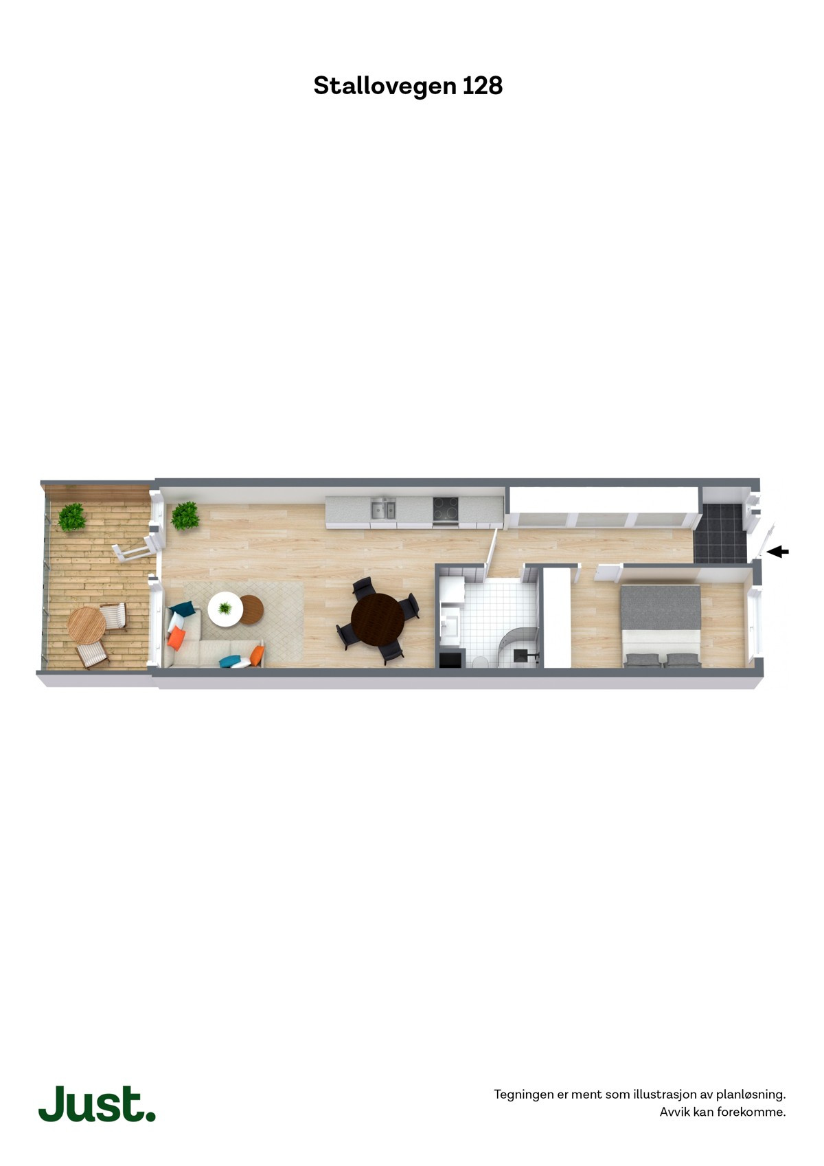 Stallovegen 128 3D