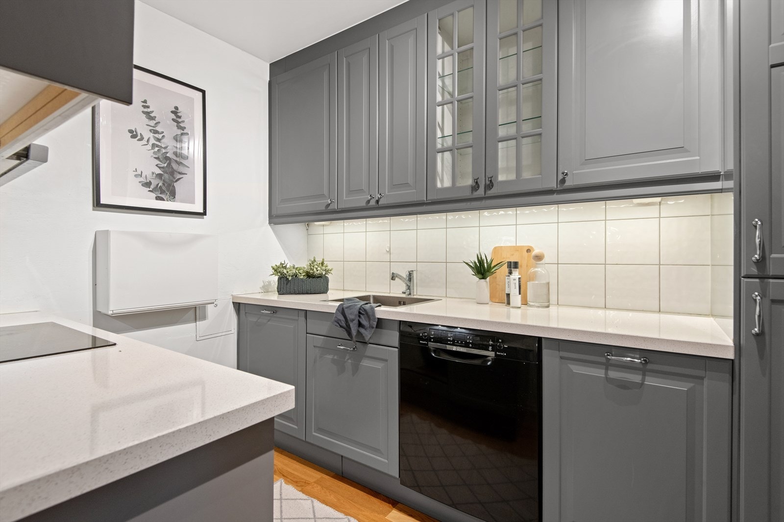 Kjøkkenet er pusset opp i 2012. Galleribilde