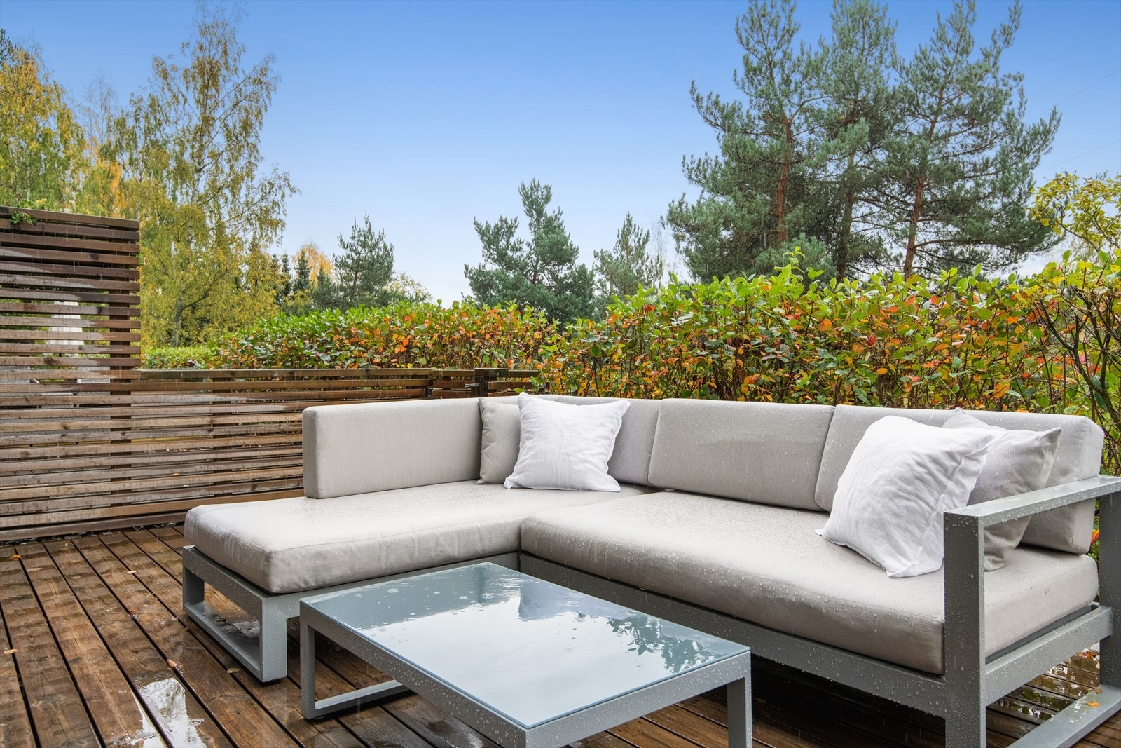 Svært hyggelig på markterrassen. Galleribilde