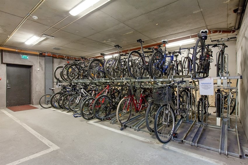 Smart sykkelparkering. Galleribilde