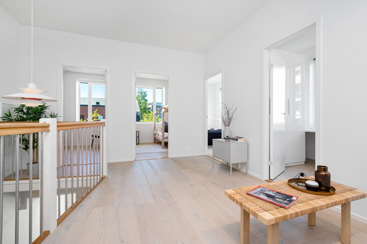 Planløsningen i 2.etasje er smart og gjennomført. Galleribilde