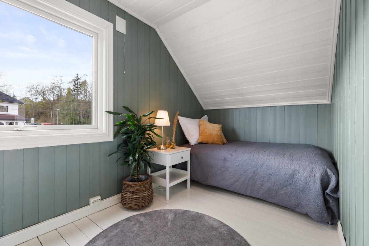 De 2 andre soverommene er noe mindre, og gjør seg fint som barnerom. Galleribilde