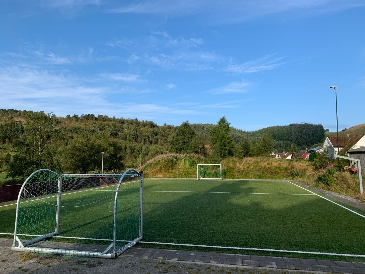 Fotballbane i Raudviga Galleribilde