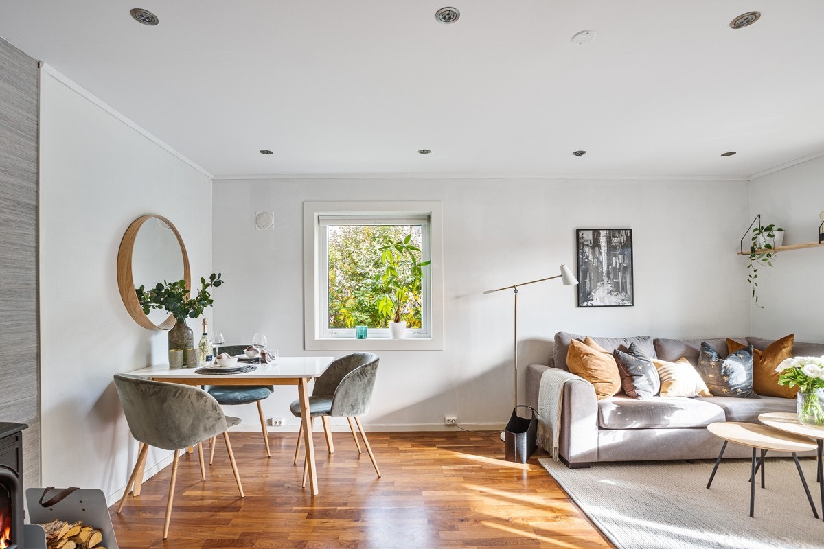 Stuen er et fantastisk hyggelig rom! Galleribilde