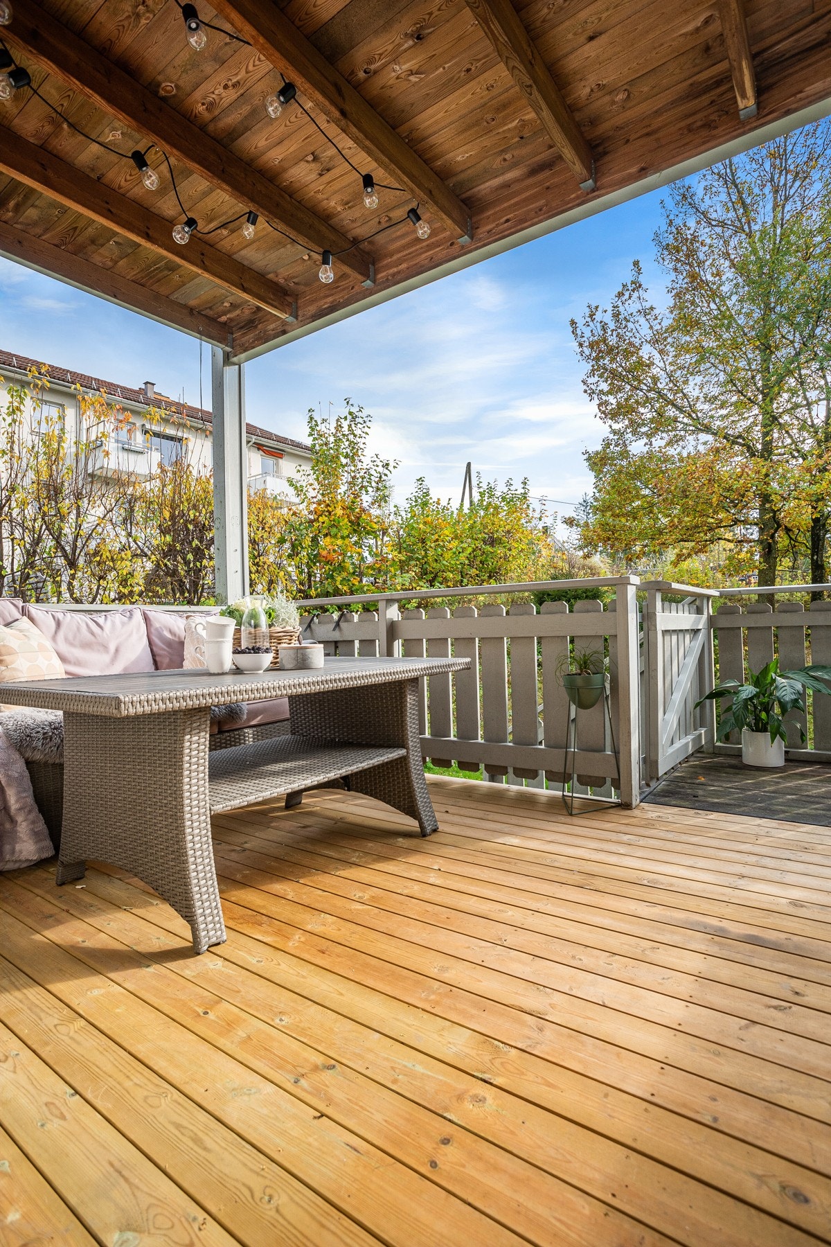 Her kan det nytes sene høstkvelder med noe godt i glasset! Galleribilde