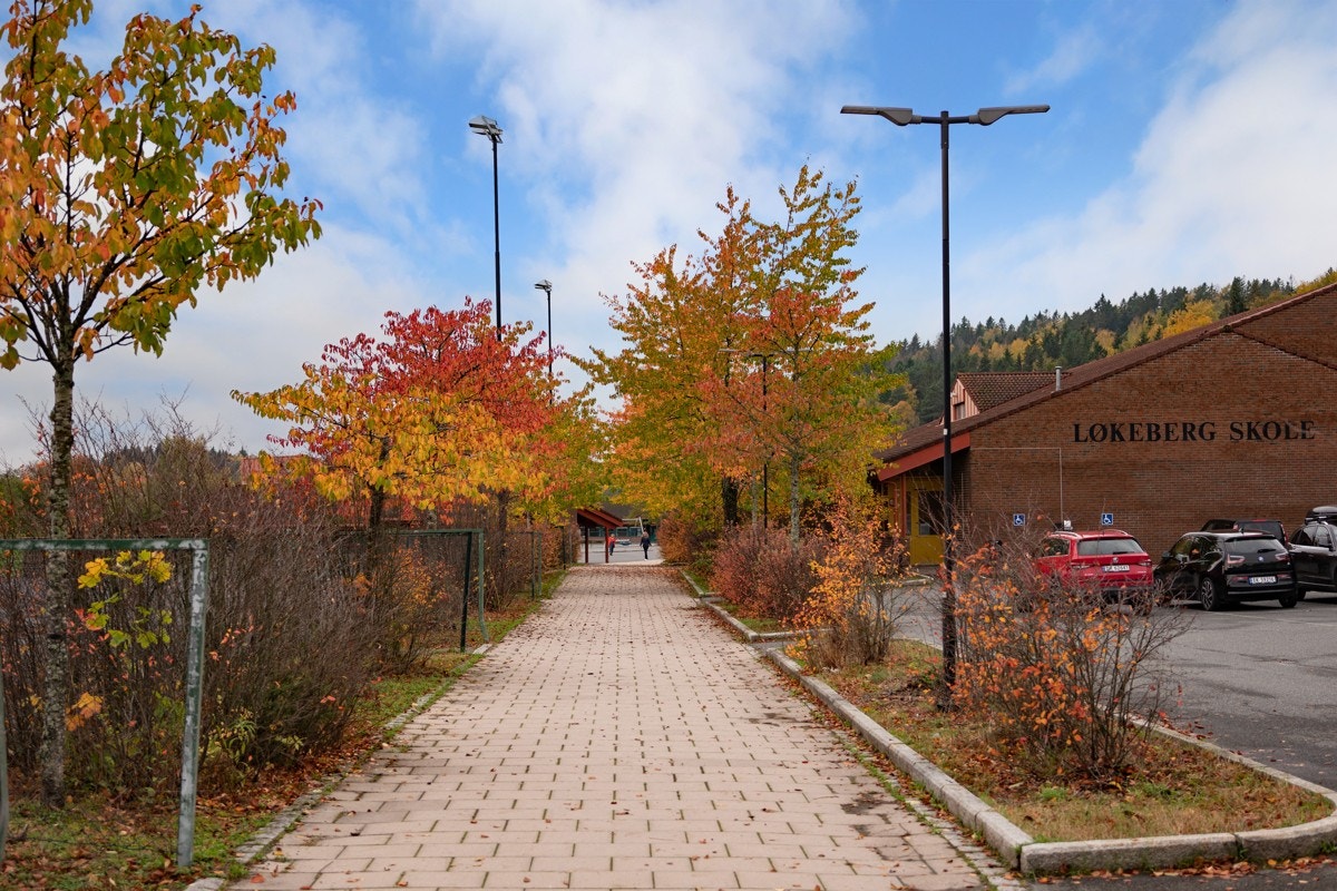 Løkeberg skole. Galleribilde