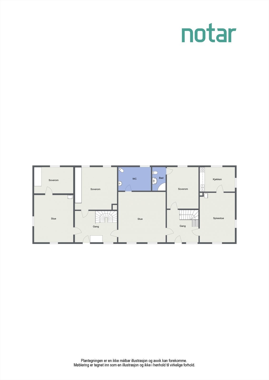 Plantegning Galleribilde