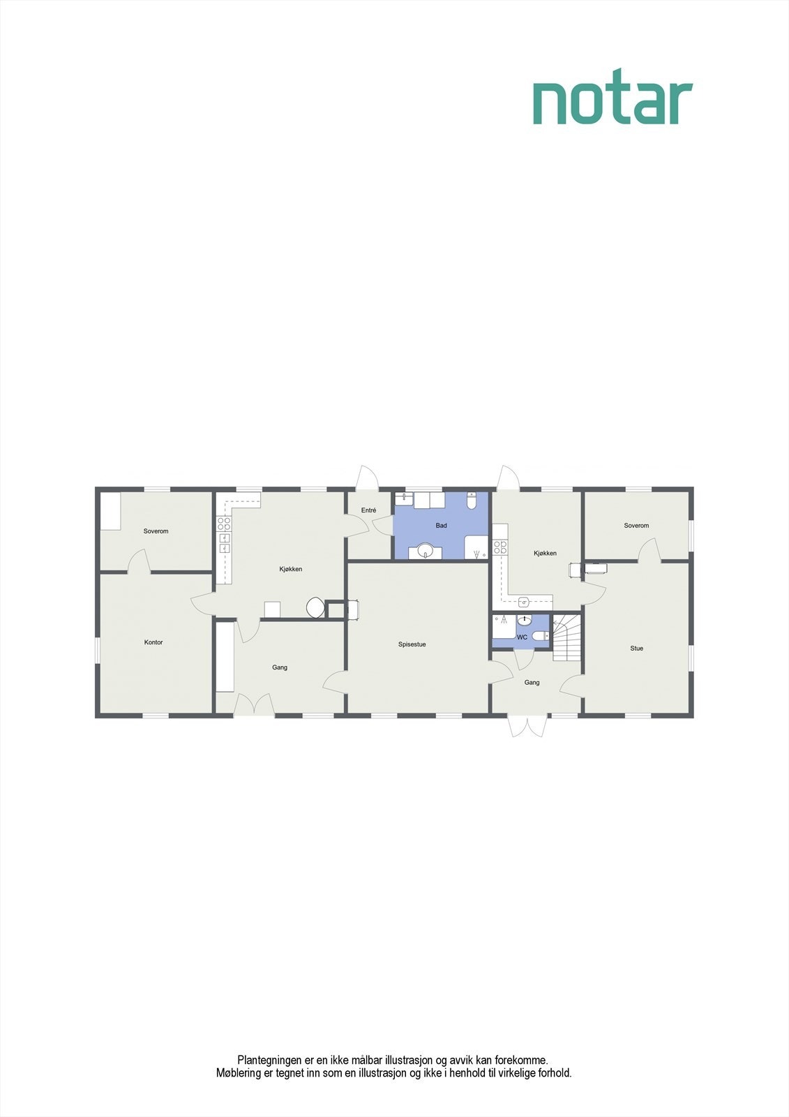 Plantegning Galleribilde