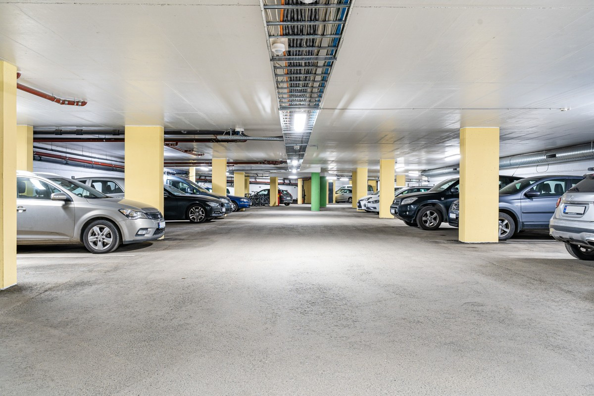 Parkering i felles garasjeanlegg
