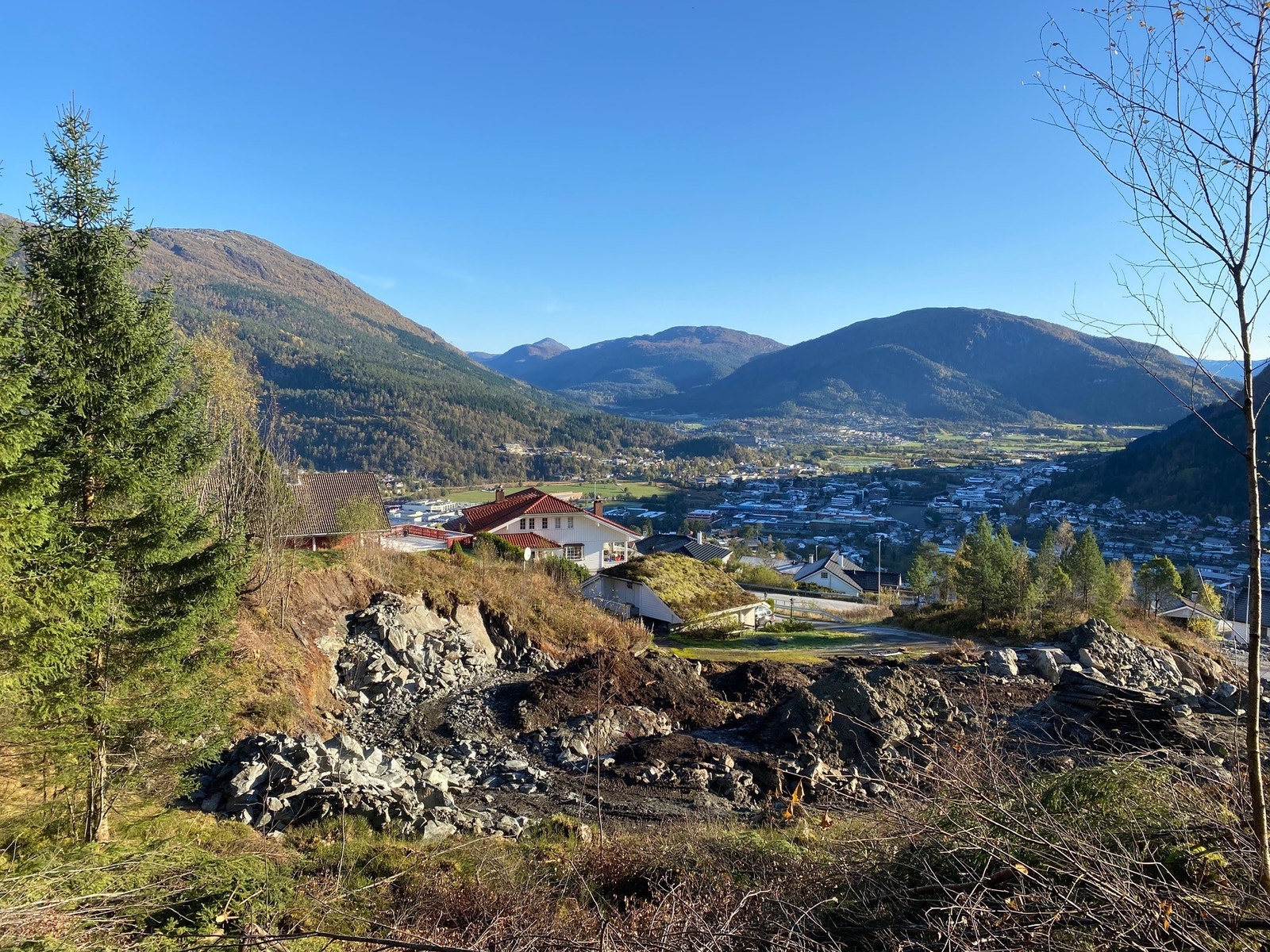 Utsikt fra tomt 18 Galleribilde