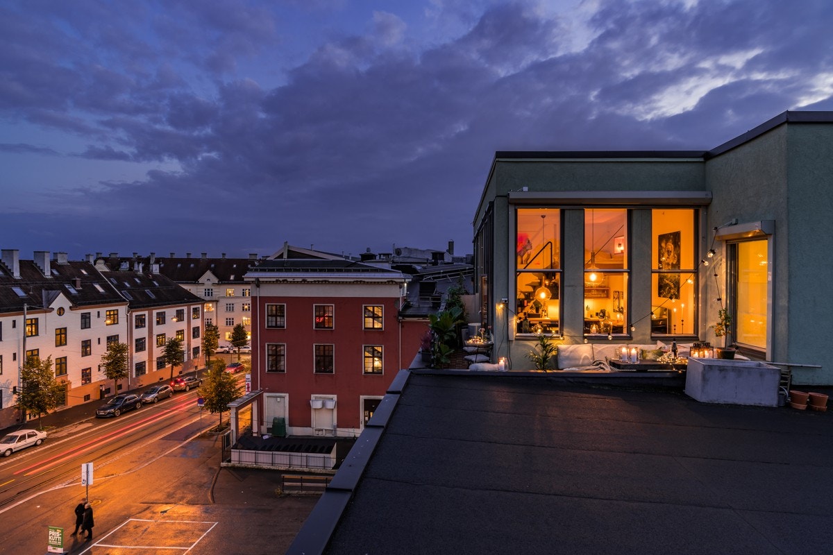 Leiligheten og takterrassen må oppleves! Galleribilde