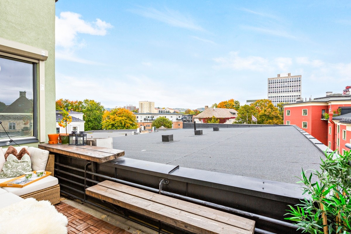 Utsikt over det hyggelige nabolaget! Galleribilde