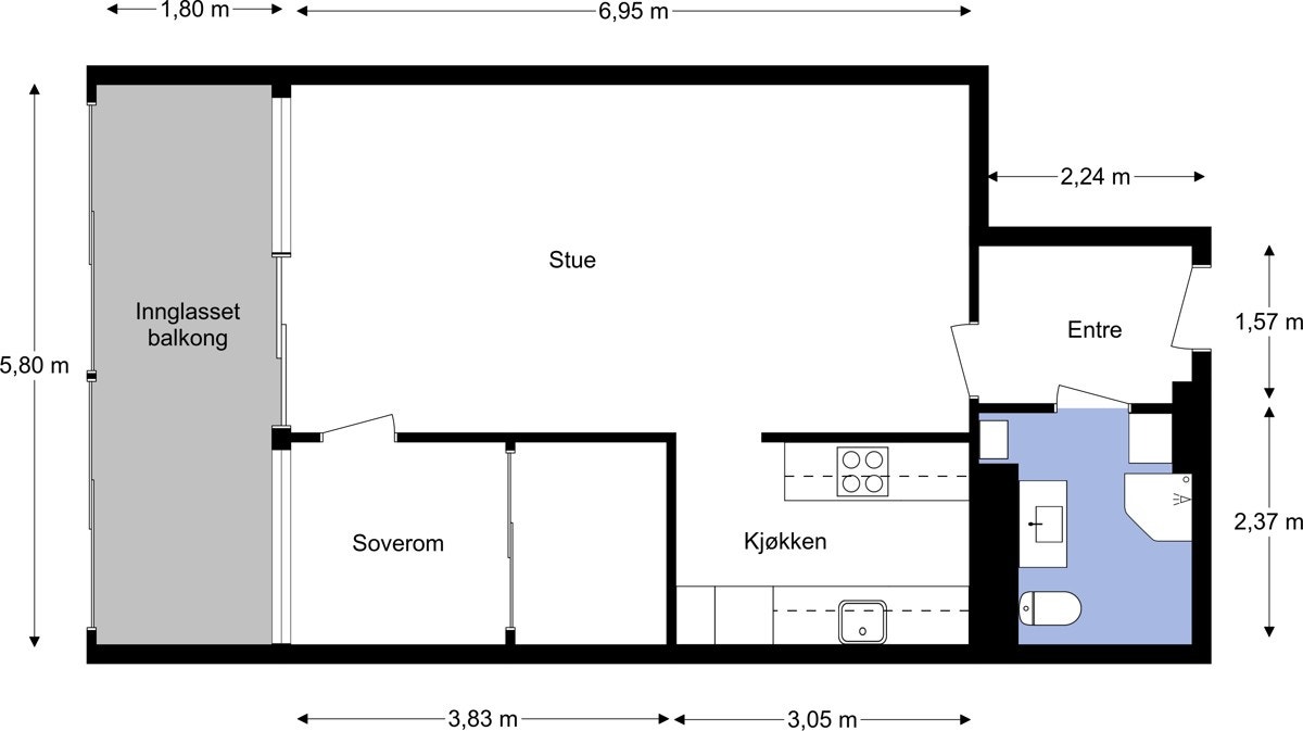 Hovseterveien 44 C, 3.etg. Galleribilde