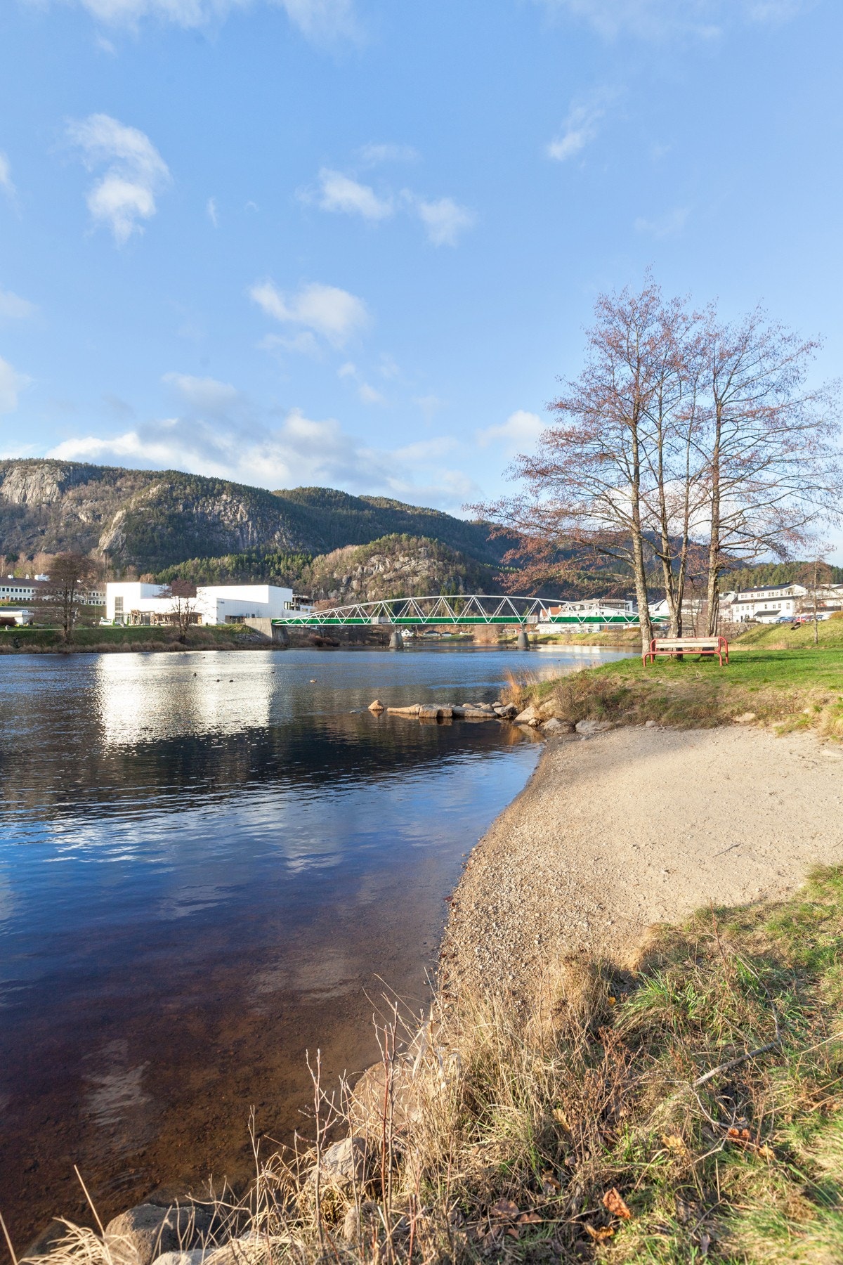 Kvinesdal sentrum Galleribilde