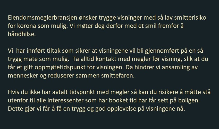 Visningsrutine - corona Galleribilde