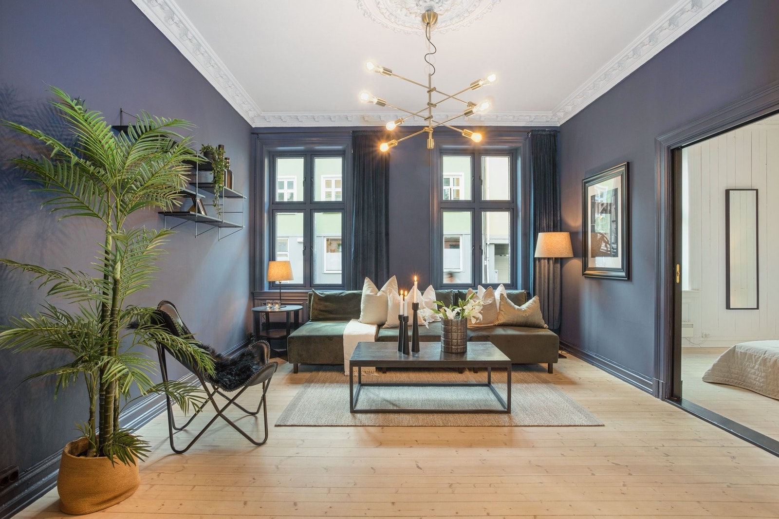 Vegger ble malt i 2019/2020. Galleribilde