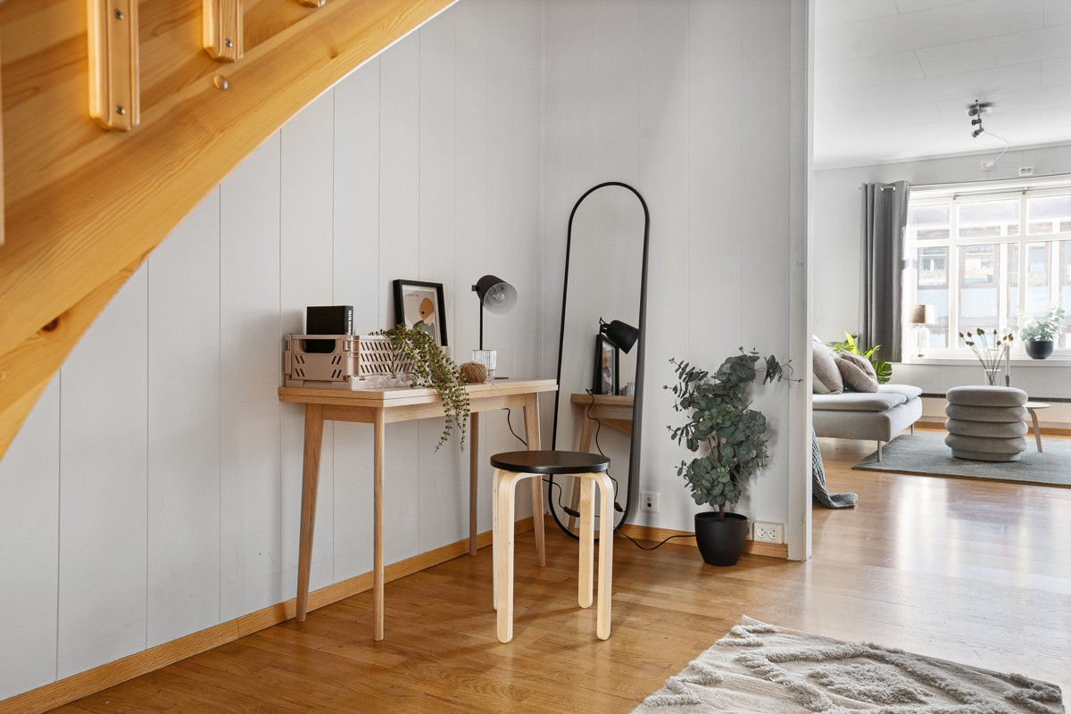 I gangen er det muligheter for å etablere et lite kontor