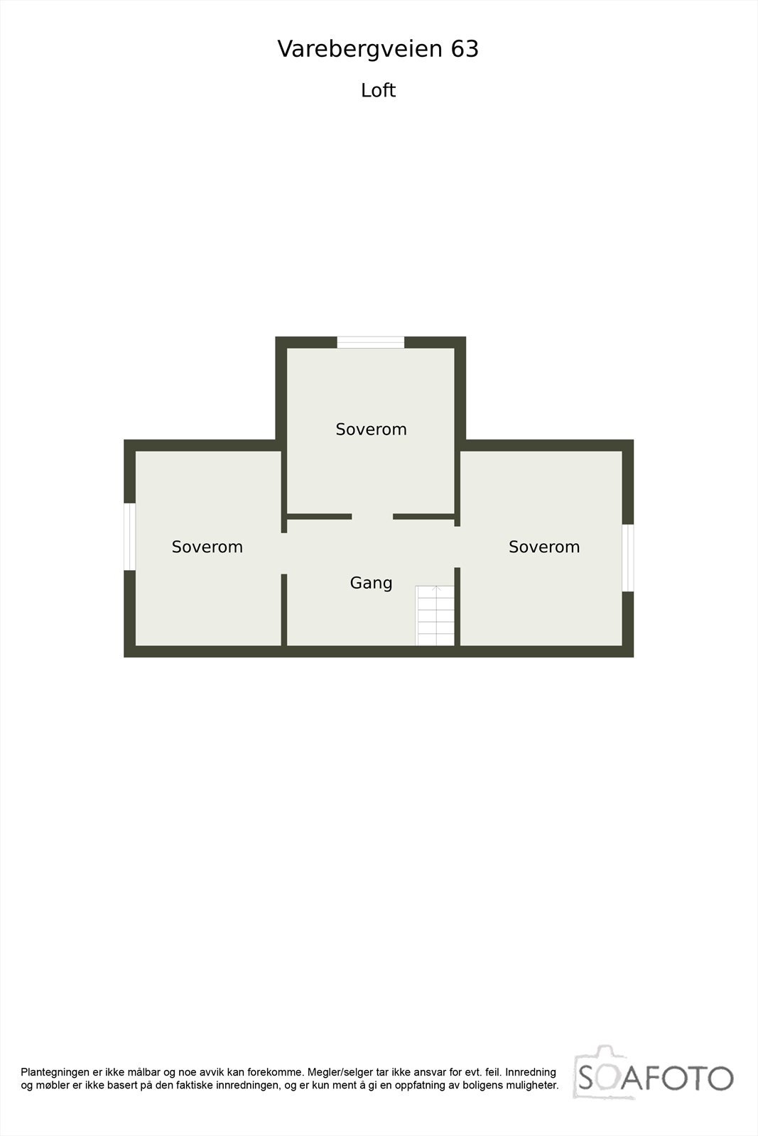 Fototegning loft Varebergveien 63 Galleribilde