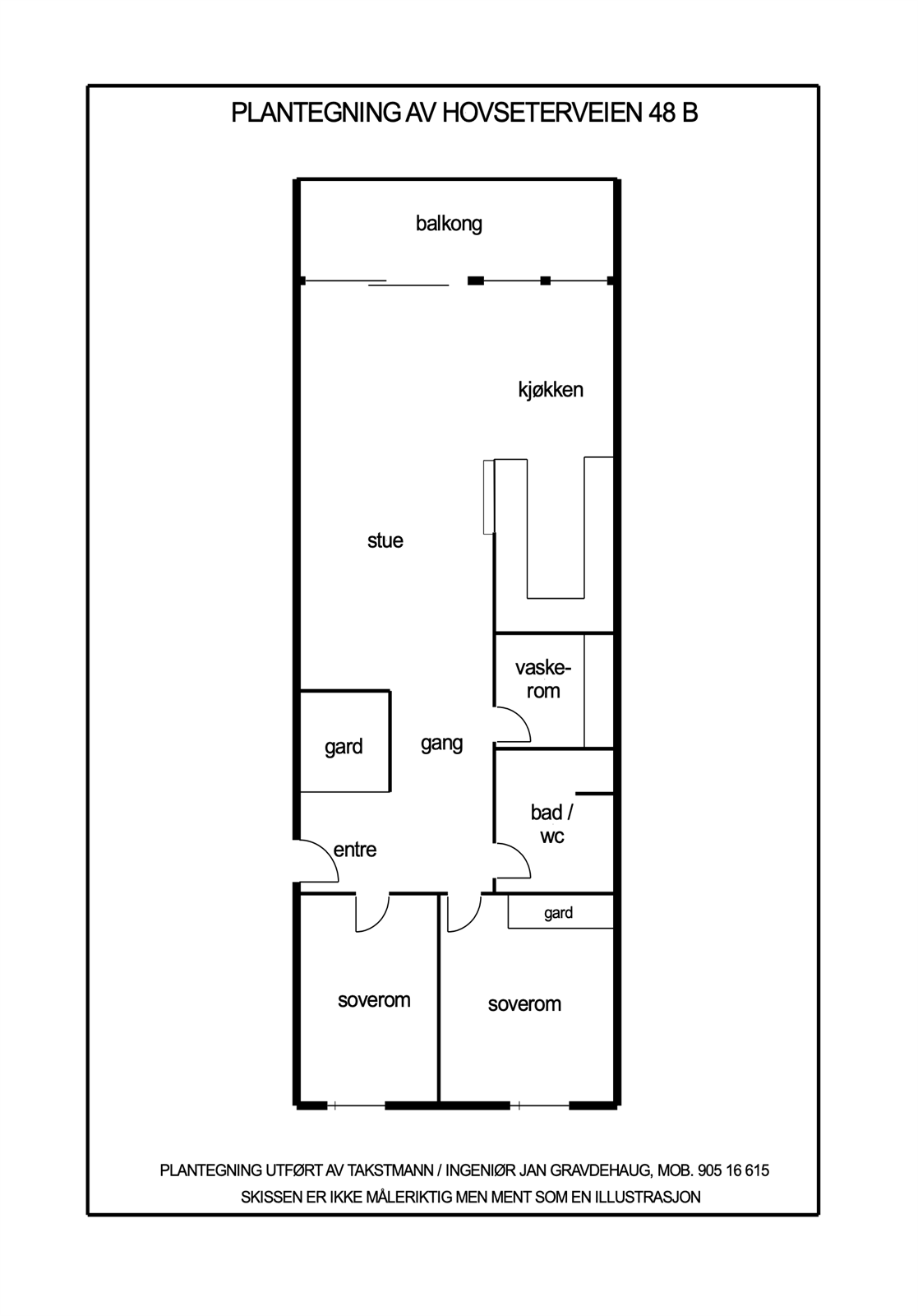 Plantegning Galleribilde