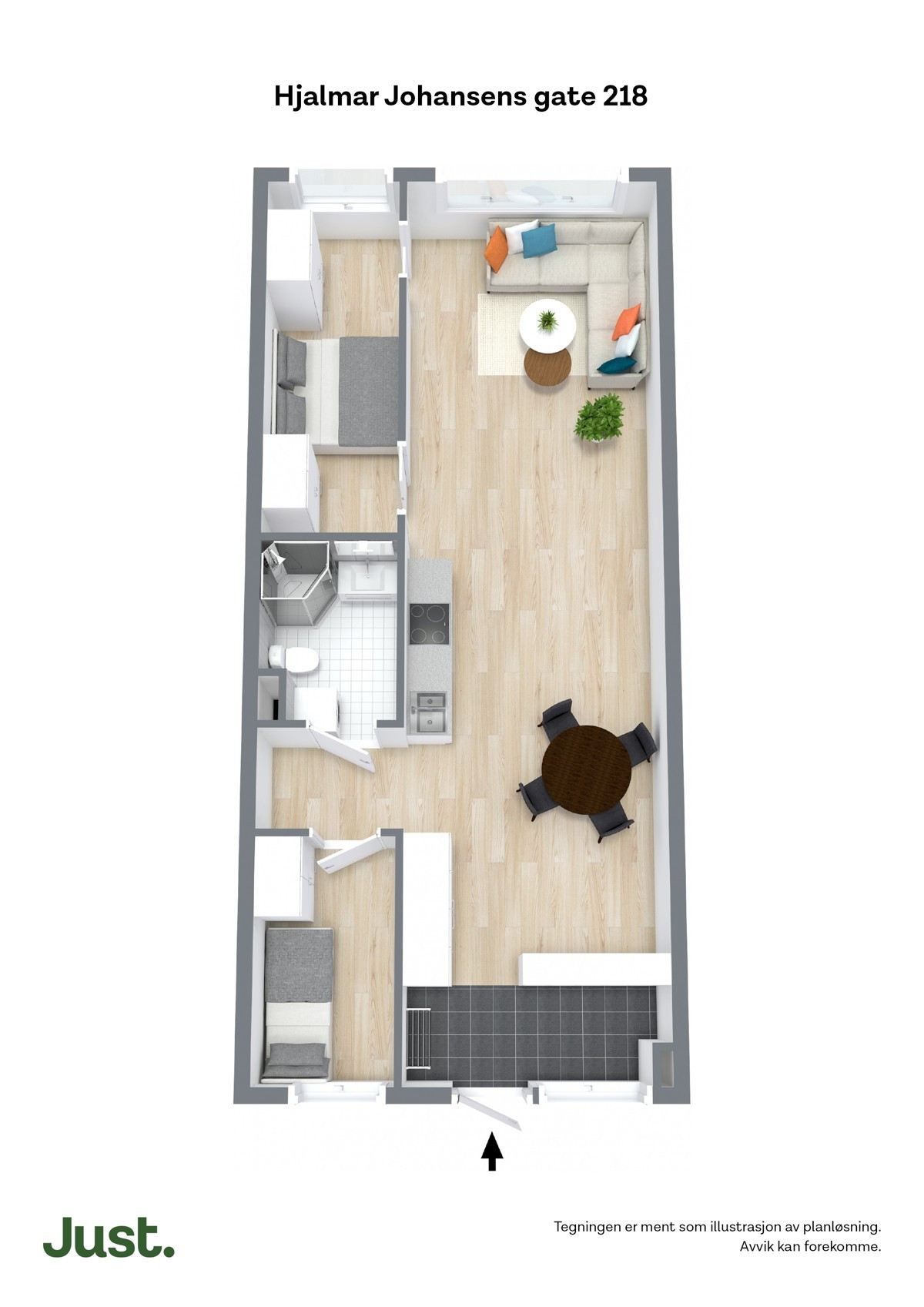 Plantegning 3D