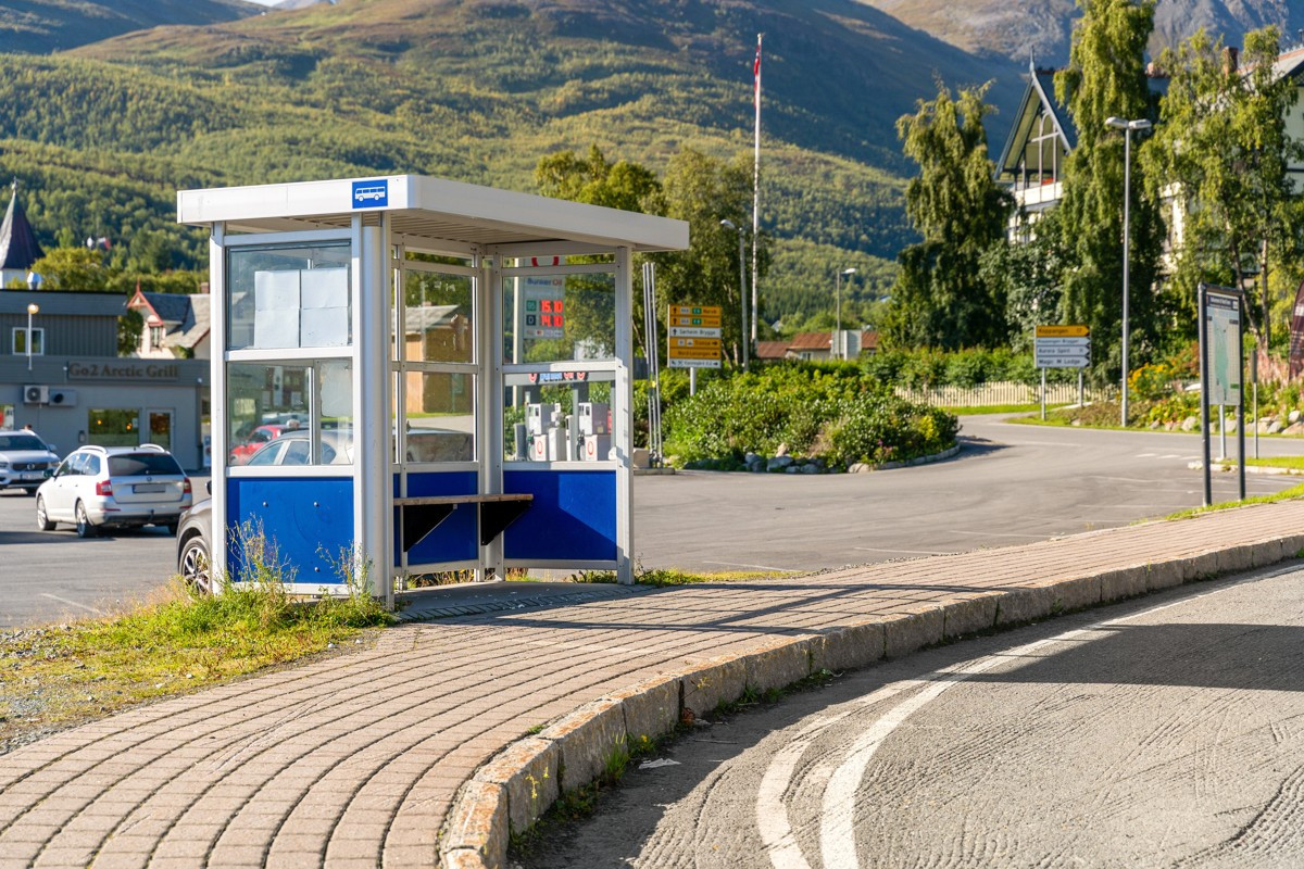 Det er gode bussforbindelser i området